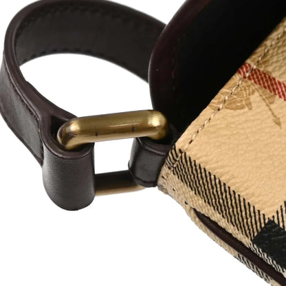 Burberry Beige House Check Shoulder Bag