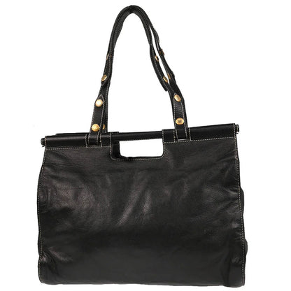 Loewe Black Leather Handbag