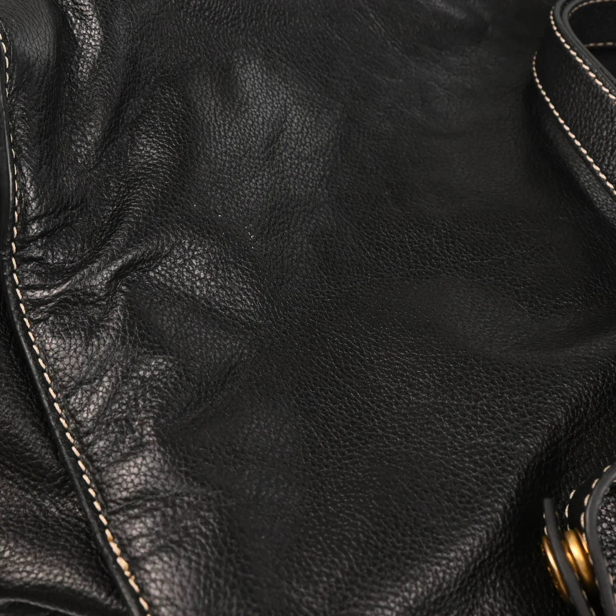 Loewe Black Leather Handbag