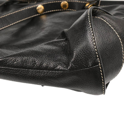 Loewe Black Leather Handbag