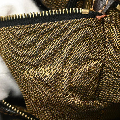 Fendi 1990s Brown Canvas Zucca Handbag