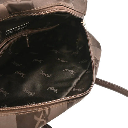 Yves Saint Laurent Brown Nylon Handbag