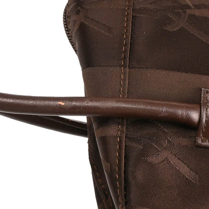 Yves Saint Laurent Brown Nylon Handbag