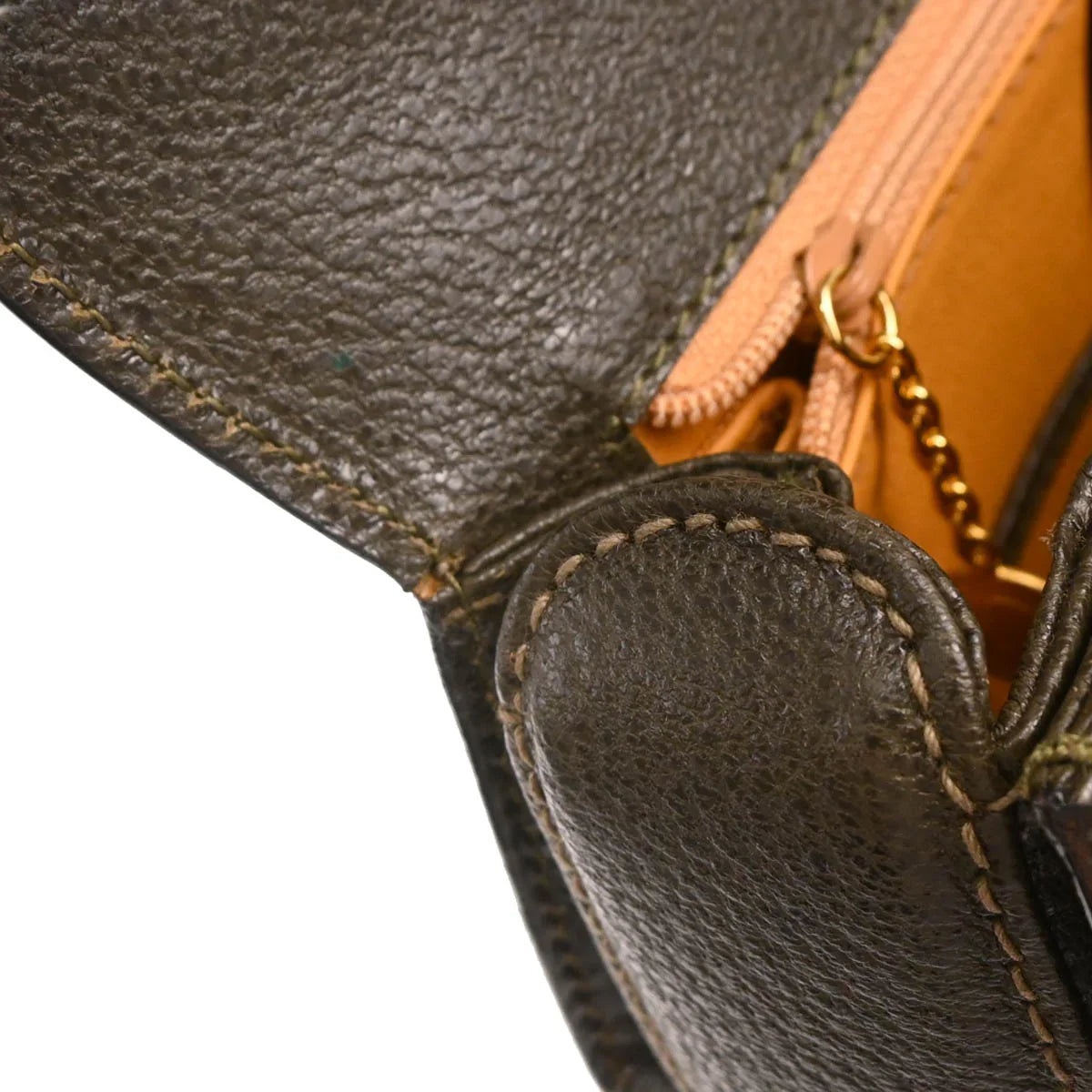 Gucci 1970-1990s Pigskin Bamboo Handbag