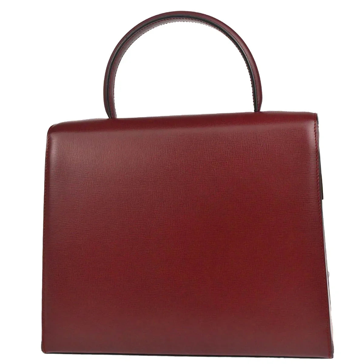 Cartier Bordeaux Leather Must de Cartier Handbag