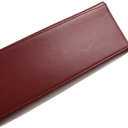 Cartier Bordeaux Leather Must de Cartier Handbag