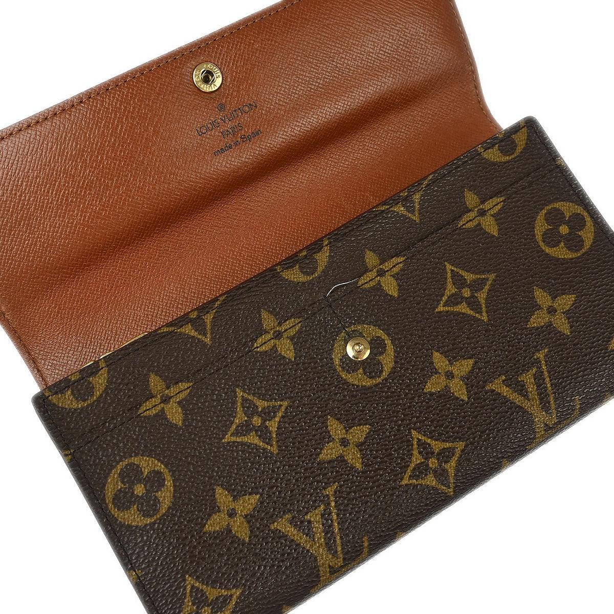 Louis Vuitton Monogram Portefeuille Sarah Purse Wallet M61734
