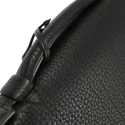 Hermes 2005 Black Fjord Sac a Depeches 41 Business Handbag