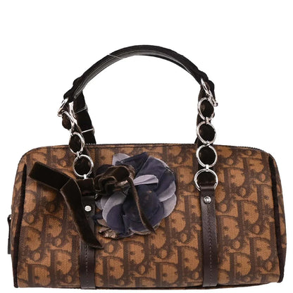 Christian Dior Brown PVC Trotter Romantic Handbag