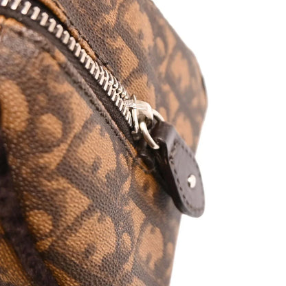 Christian Dior Brown PVC Trotter Romantic Handbag