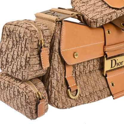 Christian Dior 2002 Brown Trotter Street Chic Columbus Shoulder Bag