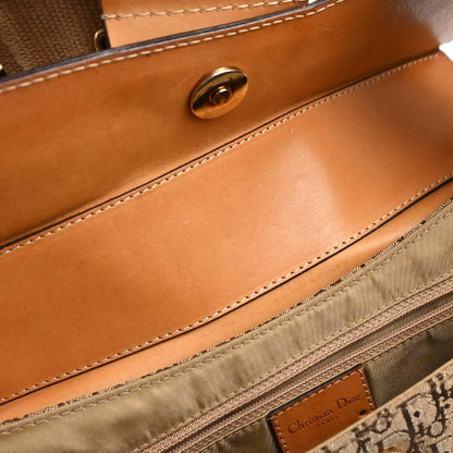 Christian Dior 2002 Brown Trotter Street Chic Columbus Shoulder Bag