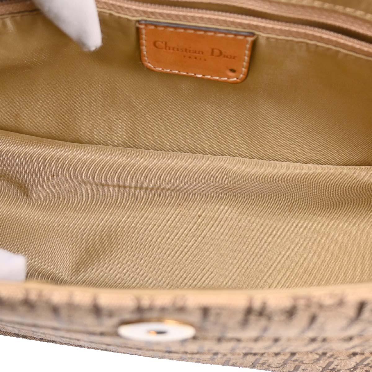 Christian Dior 2002 Brown Trotter Street Chic Columbus Shoulder Bag