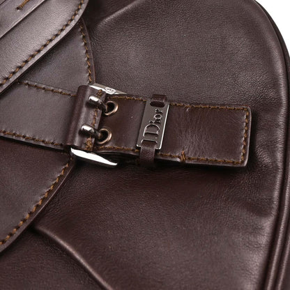 Christian Dior 2002 Brown Leather Handbag