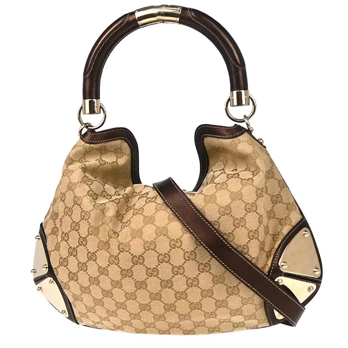 Gucci Beige GG Indy 2way Shoulder Handbag