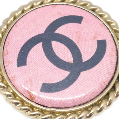 Chanel Medallion Brooch Pin Pink Gold 08P