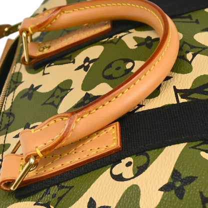 Louis Vuitton 2008 Green Monogramouflage Speedy 35 Handbag M95773