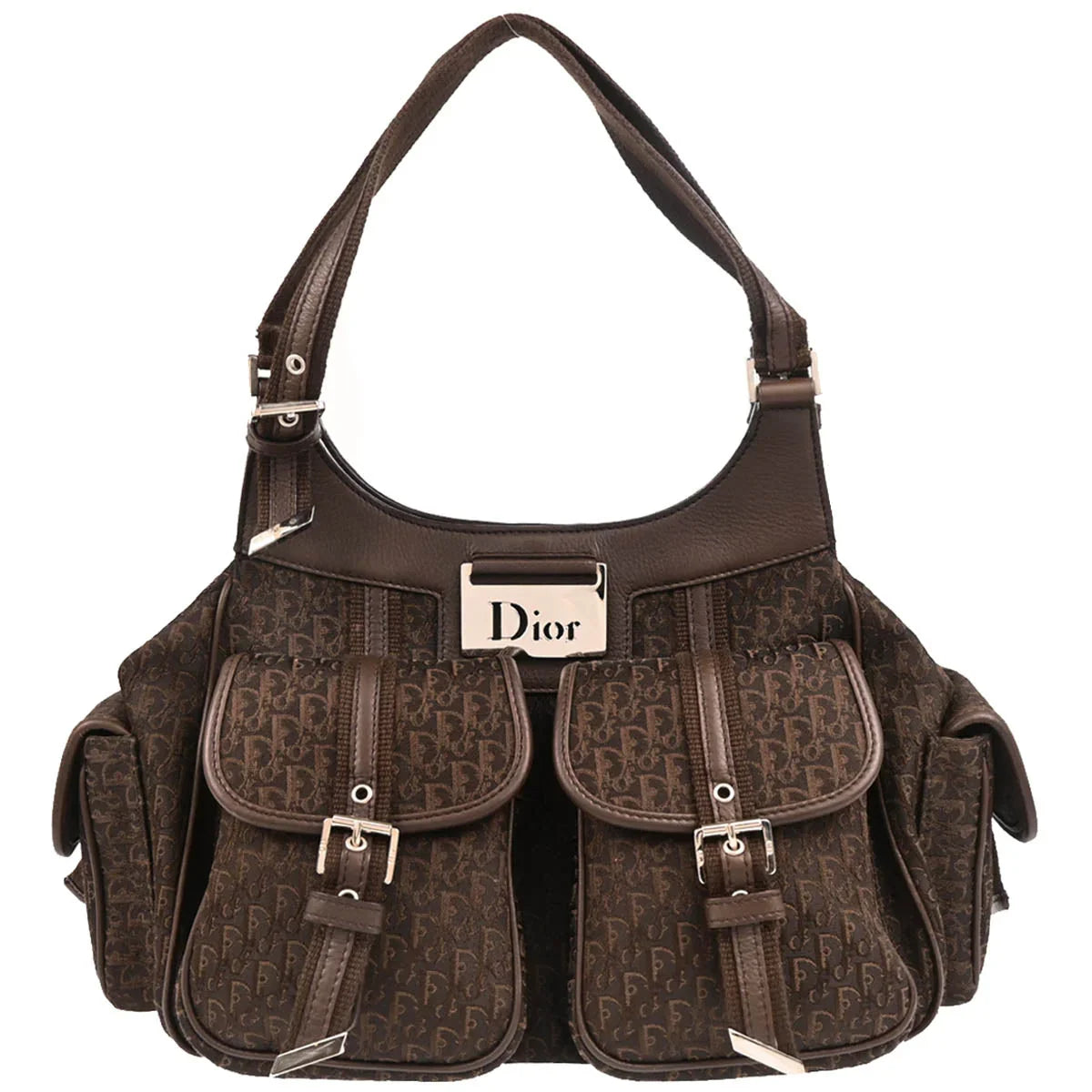 Christian Dior 2006 Brown Trotter Handbag