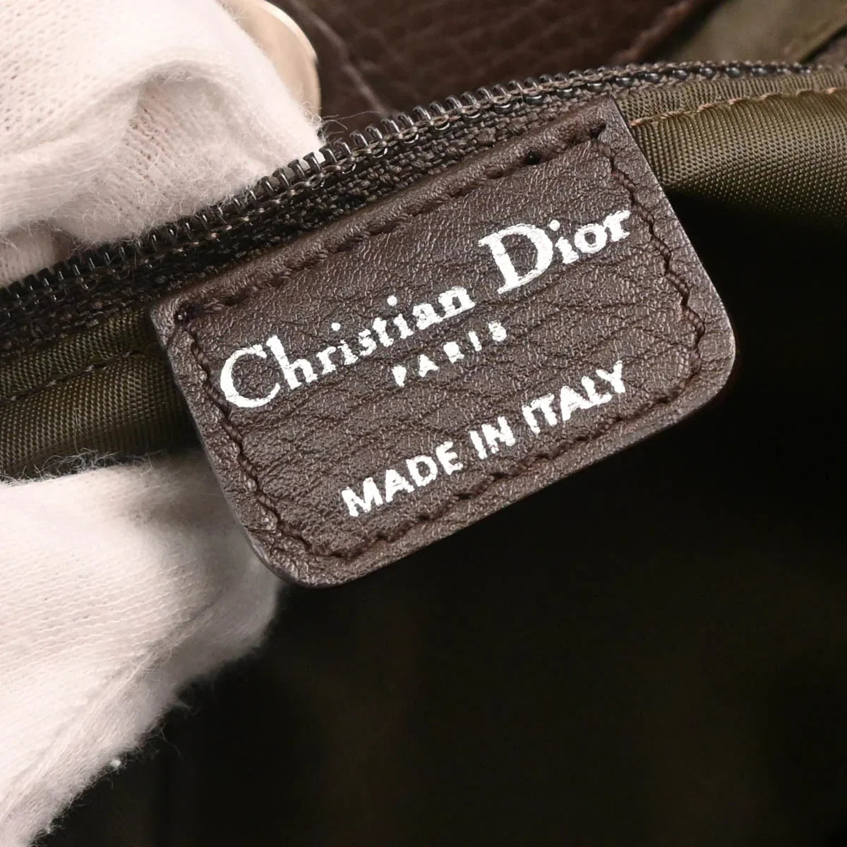 Christian Dior 2006 Brown Trotter Handbag