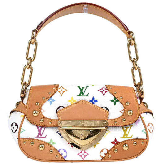 Louis Vuitton 2008 White Monogram Multicolor Marilyn Handbag M40127