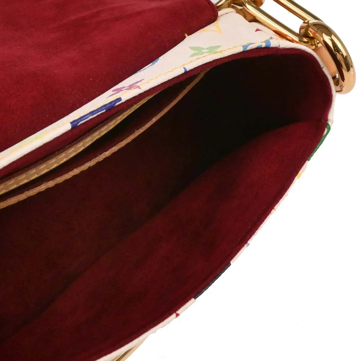 Louis Vuitton 2008 White Monogram Multicolor Marilyn Handbag M40127