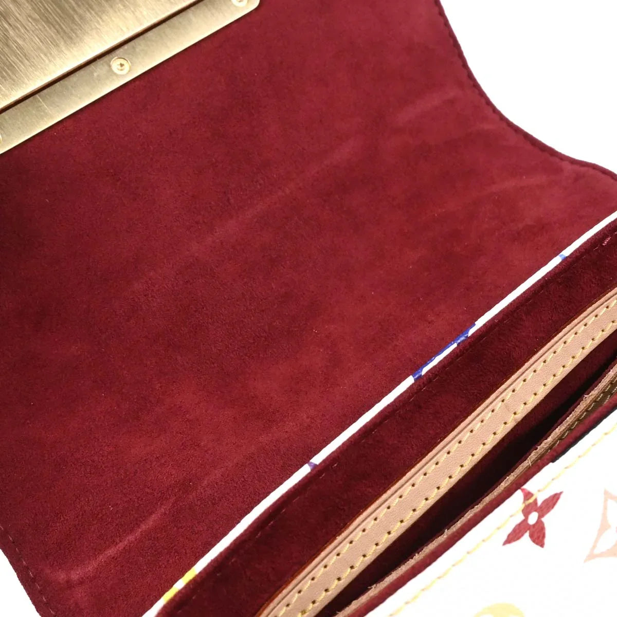 Louis Vuitton 2008 White Monogram Multicolor Marilyn Handbag M40127