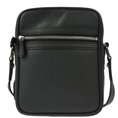 Louis Vuitton 2006 Black Taiga Dimitri Shoulder Bag M32462