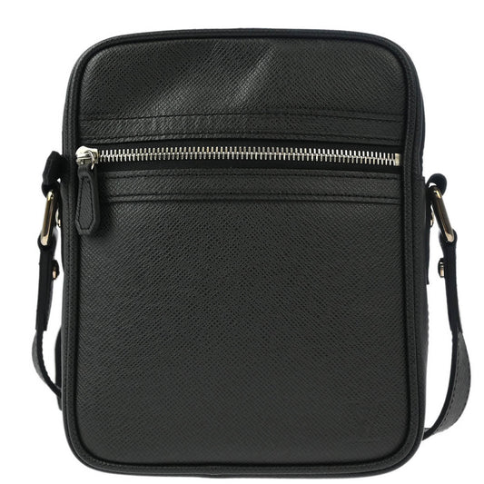 Louis Vuitton Black Taiga Dimitri Shoulder Bag M32462