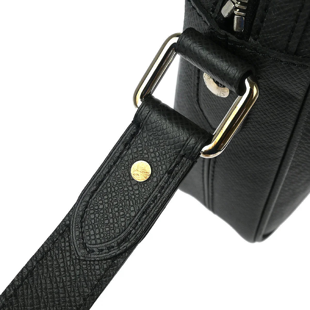 Louis Vuitton 2006 Black Taiga Dimitri Shoulder Bag M32462