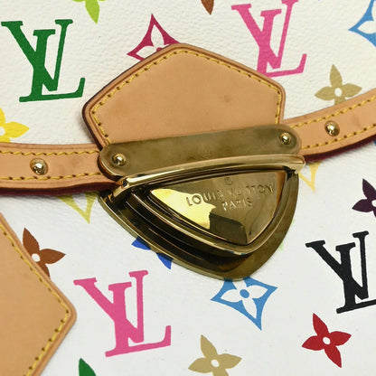 Louis Vuitton 2008 White Monogram Multicolor Beverly GM Handbag M40201