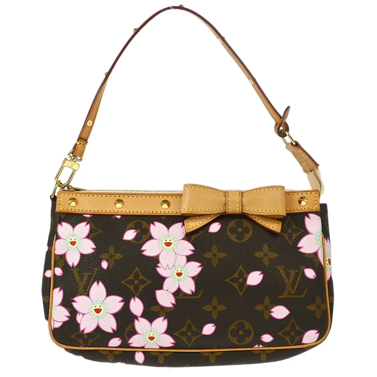 Louis Vuitton 2003 Cherry Blossom Pochette Accessoires Handbag M92006