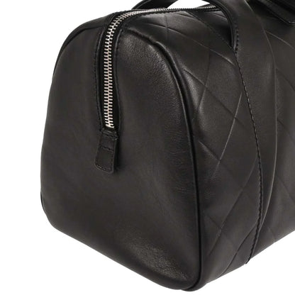 Chanel 2005-2006 Black Lambskin Chevron Handbag