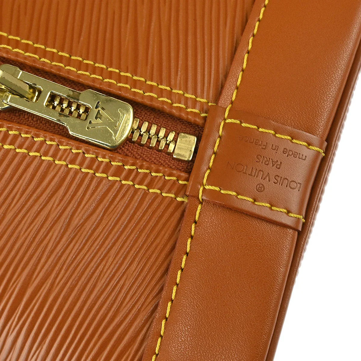 Louis Vuitton 1998 Brown Epi Alma Handbag M52148
