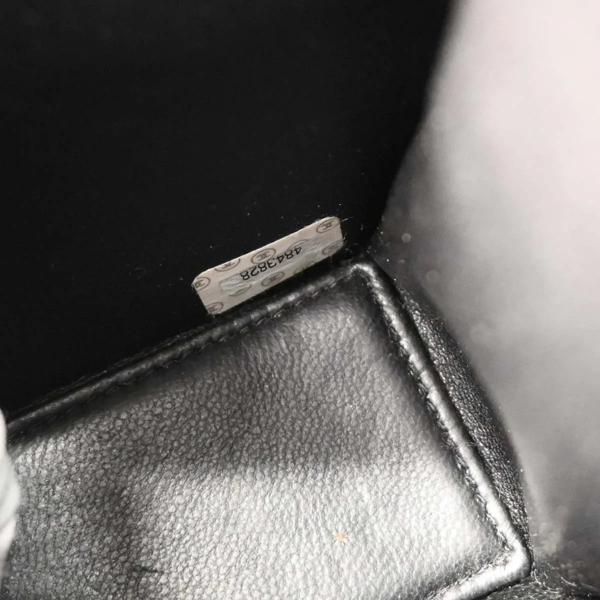 Chanel 1996-1997 Black Canvas Chain Handbag