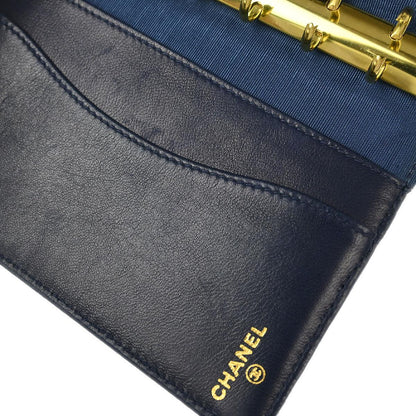 Chanel 1996-1997 Indigo Denim Note Book Cover Small Good