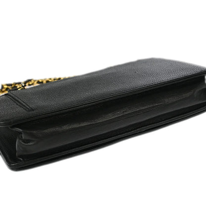 Chanel 1994-1996 Black Caviar Wallet on Chain WOC