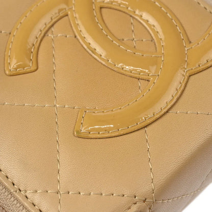Chanel 2005-2006 Beige Calfskin Cambon Ligne Pouch