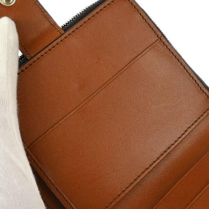Celine Brown PVC Macadam Wallet Purse
