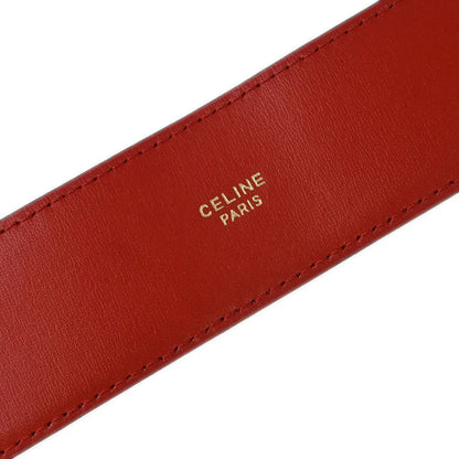 Celine Red Leather Belt #70 Small Good