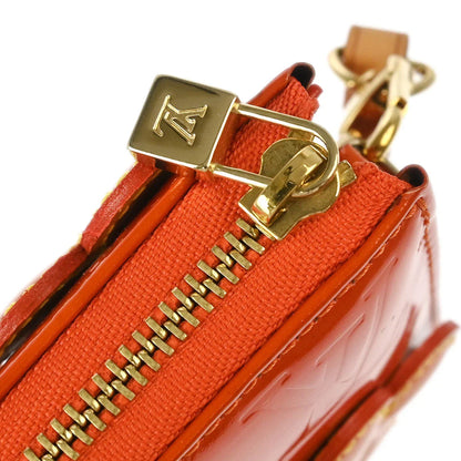 Louis Vuitton 2001 Orange Vernis Flower Lexington Handbag M92247