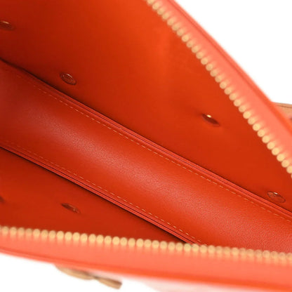 Louis Vuitton 2001 Orange Vernis Flower Lexington Handbag M92247