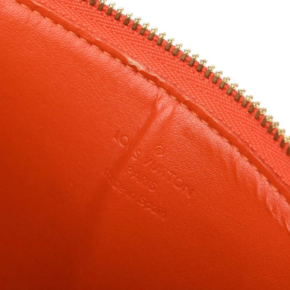Louis Vuitton 2001 Orange Vernis Flower Lexington Handbag M92247