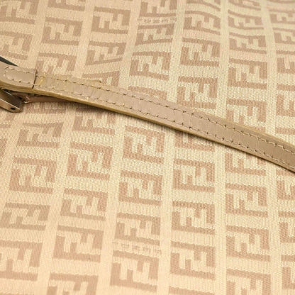 Fendi 2004 Beige Canvas Zucchino Tote Handbag
