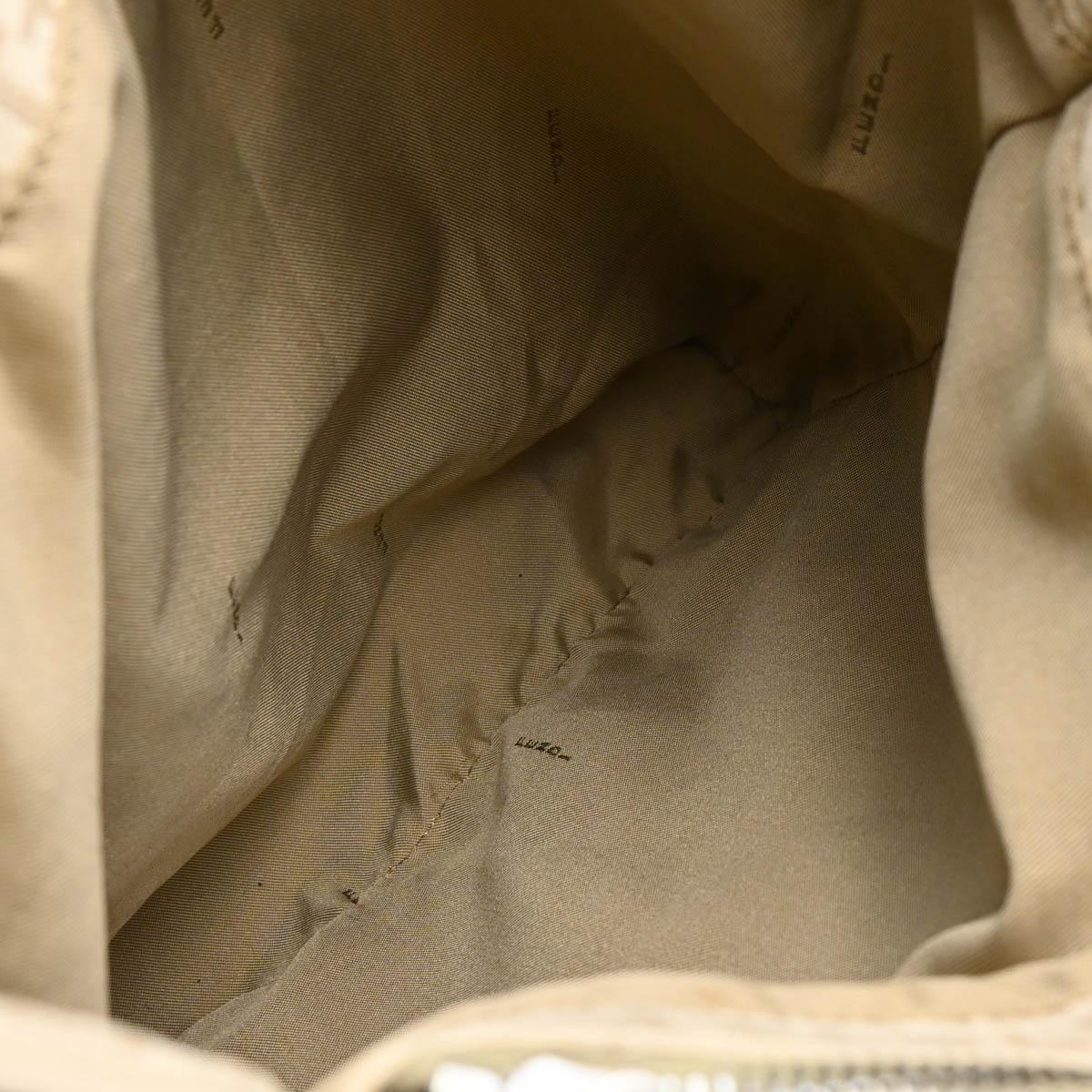 Fendi 2004 Beige Canvas Zucchino Tote Handbag