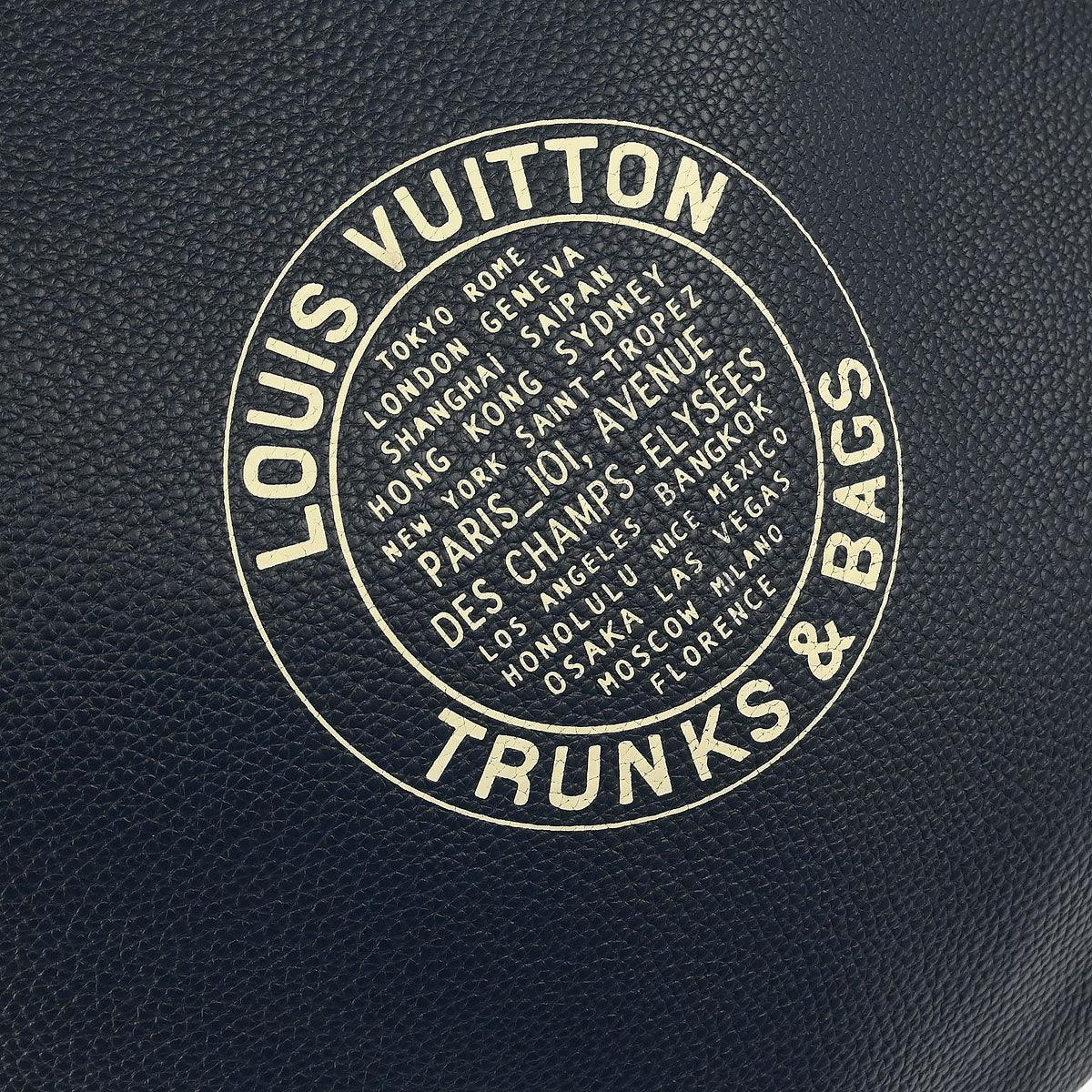 Louis Vuitton 2006 Navy Tobago T & B Shoe Bag Handbag M95149