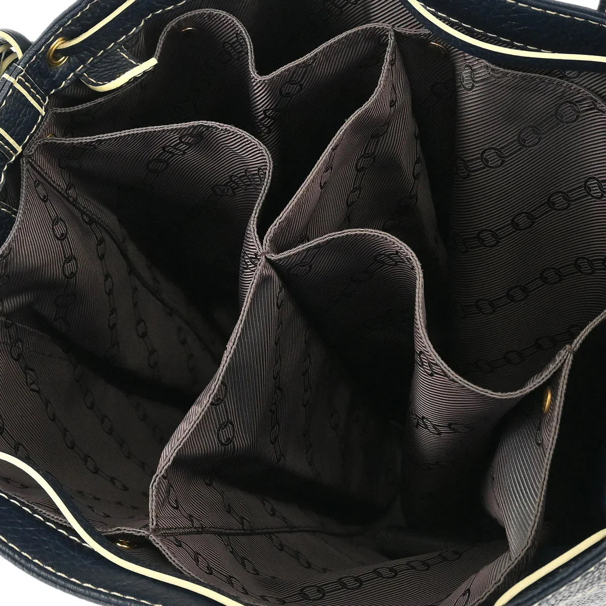 Louis Vuitton 2006 Navy Tobago T & B Shoe Bag Handbag M95149