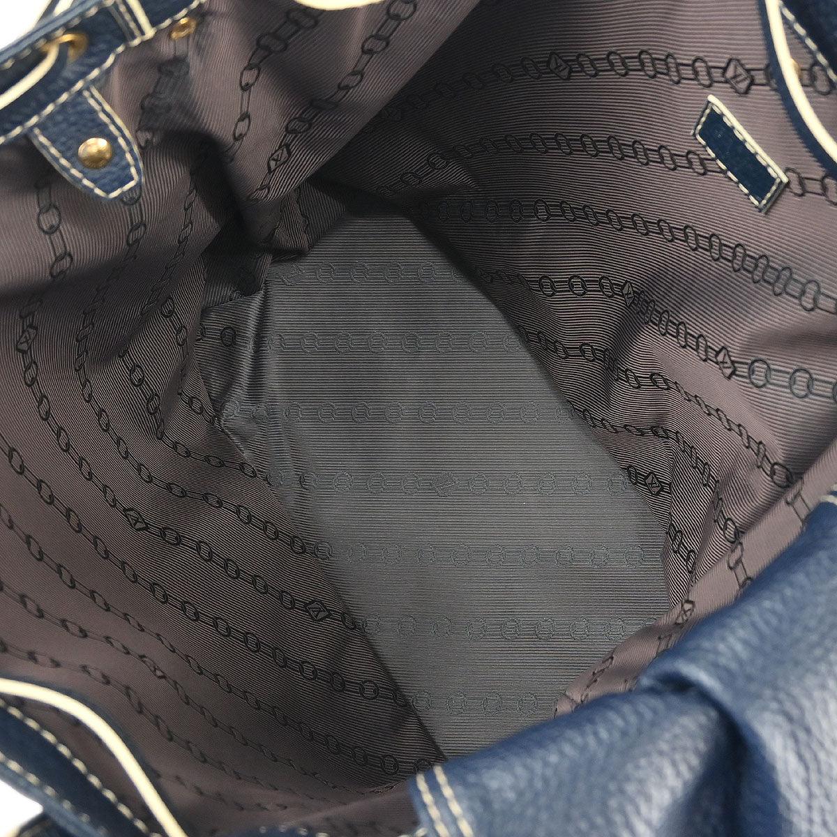 Louis Vuitton 2006 Navy Tobago T & B Shoe Bag Handbag M95149