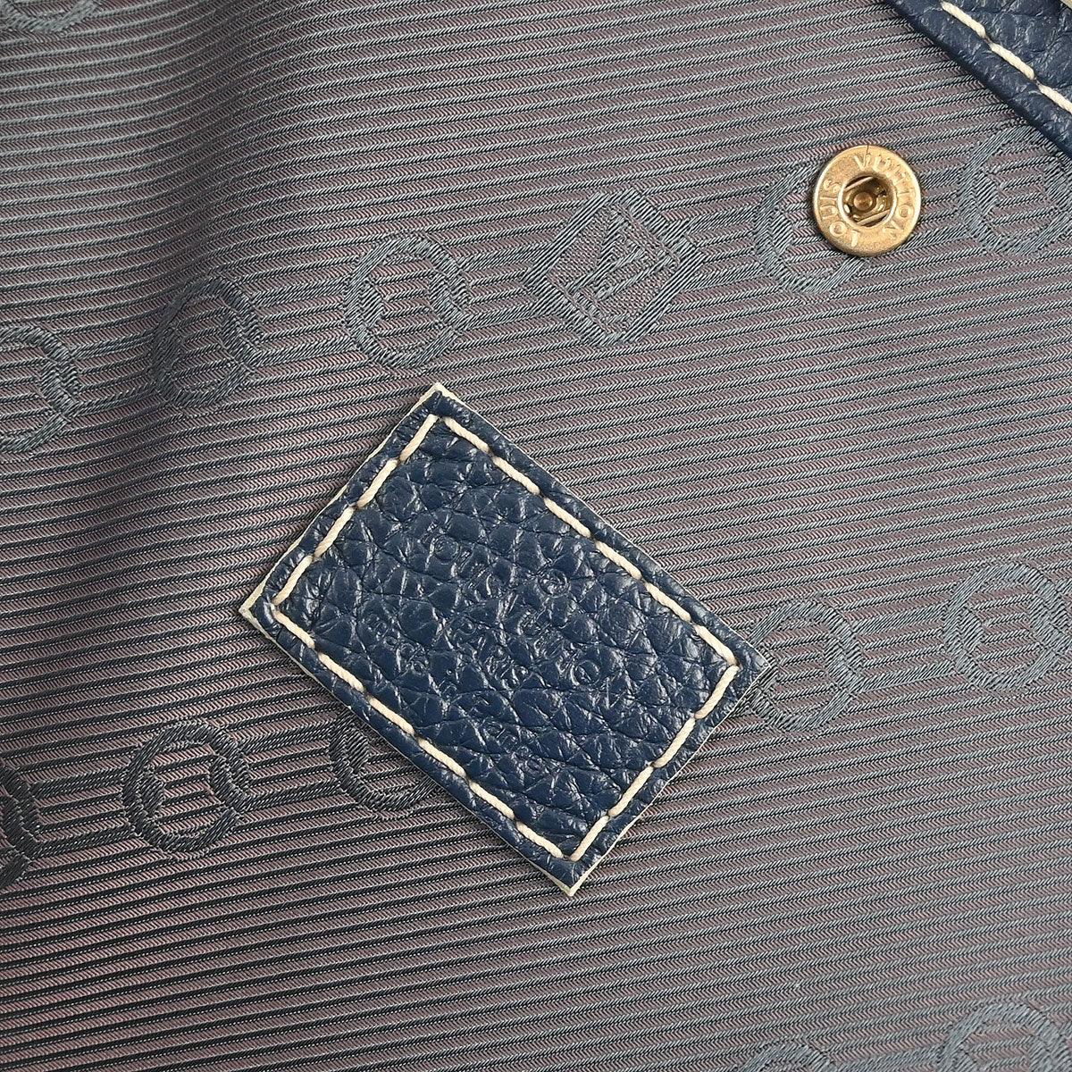 Louis Vuitton 2006 Navy Tobago T & B Shoe Bag Handbag M95149