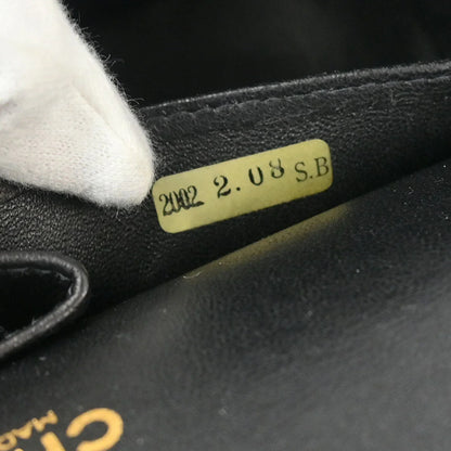 Chanel 2001-2003 Black Caviar Medium Classic Double Flap Shoulder Bag