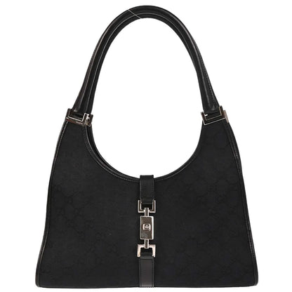 Gucci Black GG Jackie Handbag